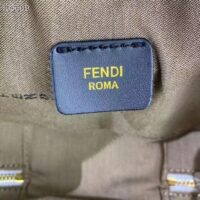 Fendi Women FF O’Lock Mini Camera Case Silver Laminated Leather Mini Bag (9)