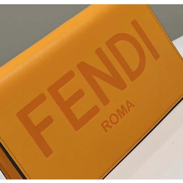 Fendi Women FF Wallet On Chain Brown Leather Mini Bag (11)