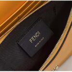 Fendi Women FF Wallet On Chain Brown Leather Mini Bag – Bild 10