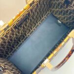 Fendi Women Fendi Sunshine Medium Fendace Printed FF Leather Shopper - Image 10