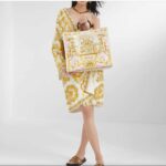 Fendi Women Fendi Sunshine Medium Fendace Printed FF White Leather Shopper - Image 13