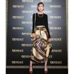 Fendi Women First Medium Fendace White Yellow Printed Silk Bag - immagine 8