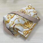Fendi Women First Medium Fendace White Yellow Printed Silk Bag - immagine 5