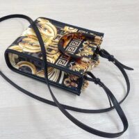 Fendi Women Mini Sunshine Shopper Fendace Printed FF Leather Mini Bag (5)