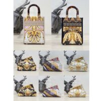 Fendi Women Mini Sunshine Shopper Fendace Printed FF Leather Mini Bag (5)