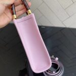 Fendi Women Mini Sunshine Shopper Lilac Leather Mini Bag - immagine 5