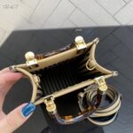 Fendi Women Mini Sunshine Shopper Pale Pink Leather Mini Bag - Image 7