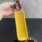 Fendi Women Mini Sunshine Shopper Yellow Leather Mini Bag - Bild 5