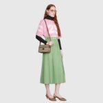 Gucci Unisex GG Mini Bag Interlocking G Beige Ebony GG Supreme Canvas - immagine 12