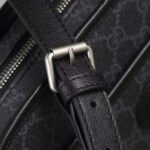 Gucci Unisex GG Mini Bag Interlocking G Black GG Supreme Canvas Leather - Bild 7