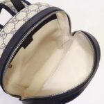 Gucci Unisex Ophidia GG Small Backpack Beige Blue GG Supreme Canvas – Image 10