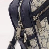 Gucci Unisex Ophidia GG Small Shoulder Bag Beige Blue Supreme Canvas (1)