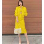 Gucci Women GG Blondie Shoulder Bag White Leather Round Interlocking G - Image 2