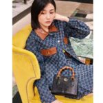 Gucci Women GG Diana Lizard Mini Bag Black Lizard Shiny Antique - Imagen 13