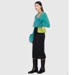 Gucci Women GG Jackie 1961 Lizard Mini Bag Pastel Green Lizard - immagine 13