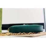 Gucci Women GG Jackie 1961 Lizard Mini Bag Vintage Green Gold-Toned Hardware - Imagen 4