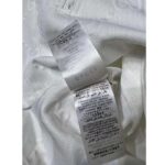 Gucci Women GG Jersey Jacquard Dress White High Neck Polyester Green Red Web - Image 8