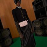 Gucci Women GG Marmont Belt Bag Pink Chevron Matelassé Leather Double G - Imagen 14