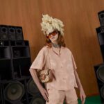 Gucci Women Horsebit 1955 GG Mini Bag Camel Ebony GG Canvas Crystals - Bild 11