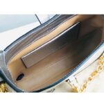 Gucci Women Jackie 1961 Lizard Mini Bag Silver Lamé Lizard - immagine 5