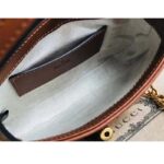 Gucci Women Jackie 1961 Mini GG Shoulder Bag Camel Ebony GG Canvas Crystals – Bild 9