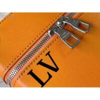 Louis Vuitton LV Men Vertical Soft Trunk Bag Saffron Yellow Cowhide Leather (1)