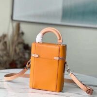 Louis Vuitton LV Men Vertical Soft Trunk Bag Saffron Yellow Cowhide Leather (1)