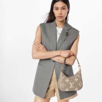 Louis Vuitton LV Unisex Bagatelle Mini Hobo Handbag Monogram Empreinte Embossed Grained Cowhide (3)