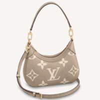 Louis Vuitton LV Unisex Bagatelle Mini Hobo Handbag Monogram Empreinte Embossed Grained Cowhide