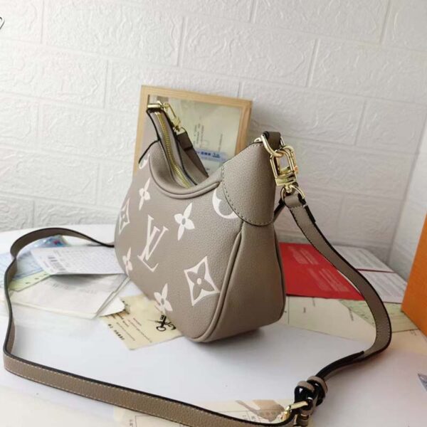 Louis Vuitton LV Unisex Bagatelle Mini Hobo Handbag Monogram Empreinte Embossed Grained Cowhide (6)