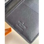 Louis Vuitton LV Unisex Brazza Wallet Black Damier Infini Leather – Image 8