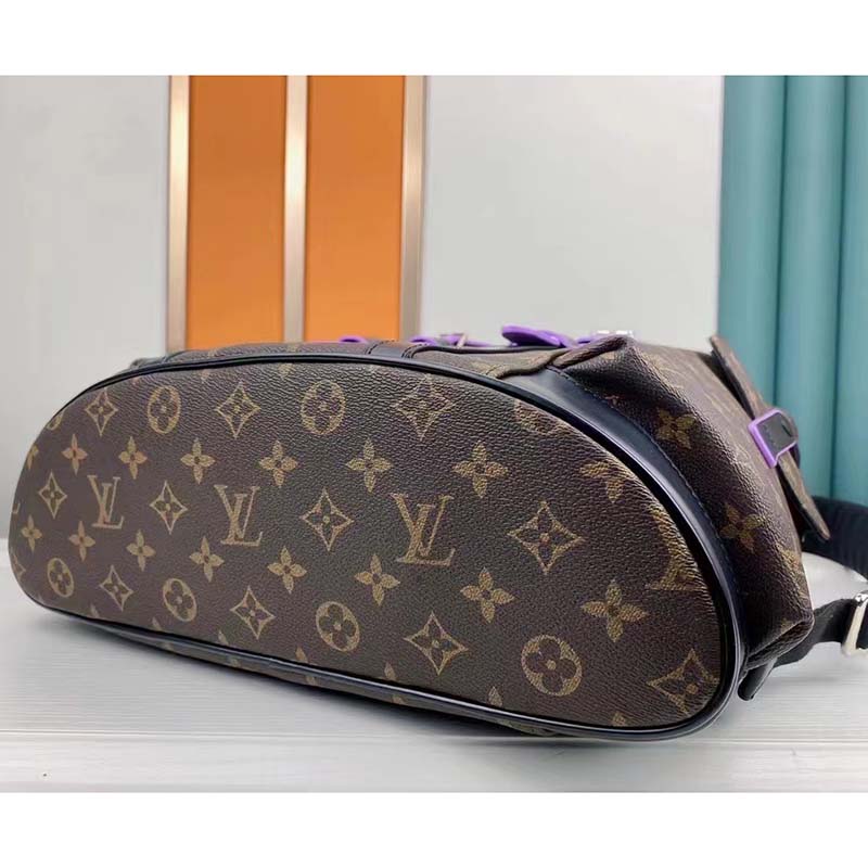 Louis Vuitton Christopher Mm/Rucksack/Pvc/Brw/Monogram/M46272 Bag