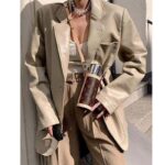 Louis Vuitton LV Unisex Flask Holder Brown Steel Monogram Canvas Natural Cowhide - immagine 10