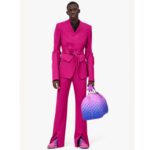 Louis Vuitton LV Unisex Keepall 50B Blue Pink Taurillon Cowhide Leather - Imagen 11