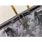 Louis Vuitton LV Unisex Keepall Bandoulière 50 Bag Black Monogram Shadow Embossed Leather - Image 8