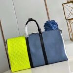 Louis Vuitton LV Unisex Keepall Bandoulière 50 Yellow Taurillon Cowhide Leather - Imagen 3