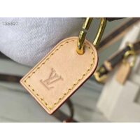 Louis Vuitton LV Unisex Leash MM Monogram Coated Canvas Cowhide Leather (4)