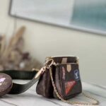 Louis Vuitton LV Unisex Multi Pochette Accessoires My LV World Tour Monogram Coated Canvas – Image 3