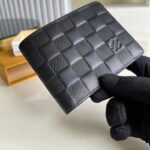 Louis Vuitton LV Unisex Multiple Wallet Black Damier Infini Leather - immagine 3