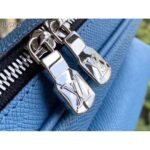 Louis Vuitton LV Unisex Outdoor Messenger Navy Blue Taiga Cowhide Leather Monogram Canvas – Image 7