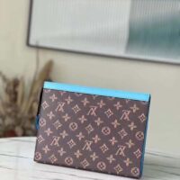 Louis Vuitton LV Unisex Pochette Voyage Monogram Coated Canvas Cowhide Leather (2)