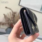 Louis Vuitton LV Unisex Victorine Wallet Black Monogram Empreinte Embossed Supple Grained Cowhide - Bild 5