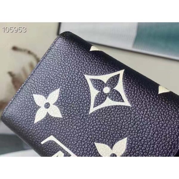 Louis Vuitton LV Unisex Victorine Wallet Black Monogram Empreinte Embossed Supple Grained Cowhide (6)
