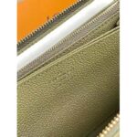 Louis Vuitton LV Unisex Zippy Wallet Green Monogram Empreinte Embossed Supple Grained Cowhide - immagine 6
