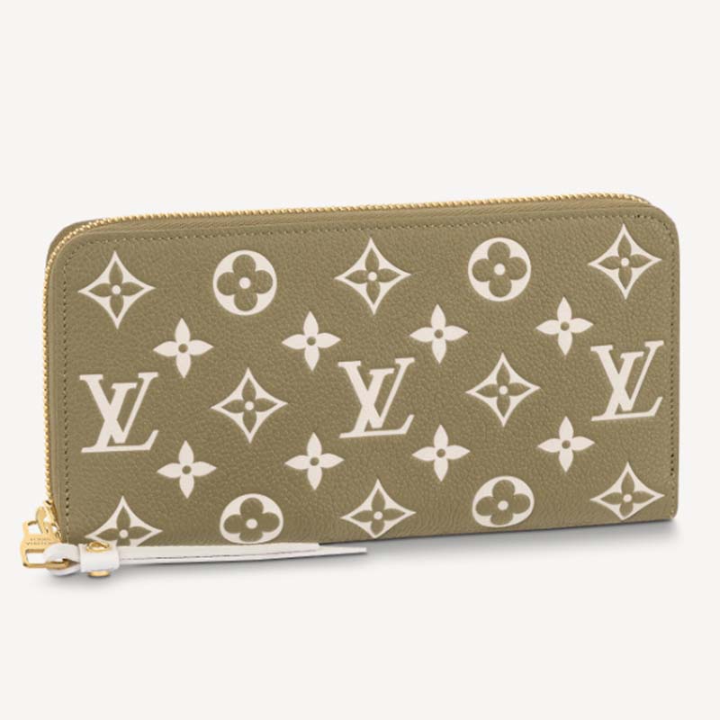 Zippy patent leather wallet Louis Vuitton Green in Patent leather - 34167261