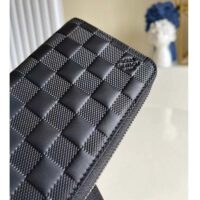 Louis Vuitton LV Unisex Zippy Wallet Vertical Black Damier Infini Cowhide Leather (2)
