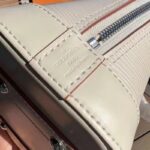 Louis Vuitton LV Women Alma BB Handbag White Epi Grained Cowhide Leather – Image 9