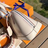 Louis Vuitton LV Women Alma BB Handbag White Epi Grained Cowhide Leather (1)
