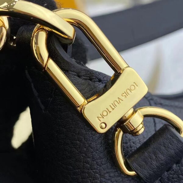 Louis Vuitton LV Women Bagatelle Black Handbag Monogram Empreinte Embossed Grained Cowhide (11)