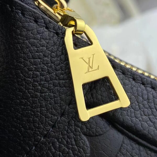 Louis Vuitton LV Women Bagatelle Black Handbag Monogram Empreinte Embossed Grained Cowhide (4)